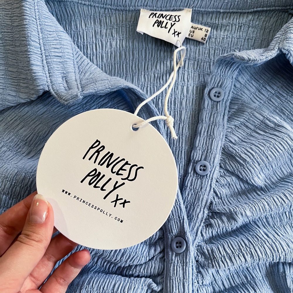 Princess Polly baby blue dress